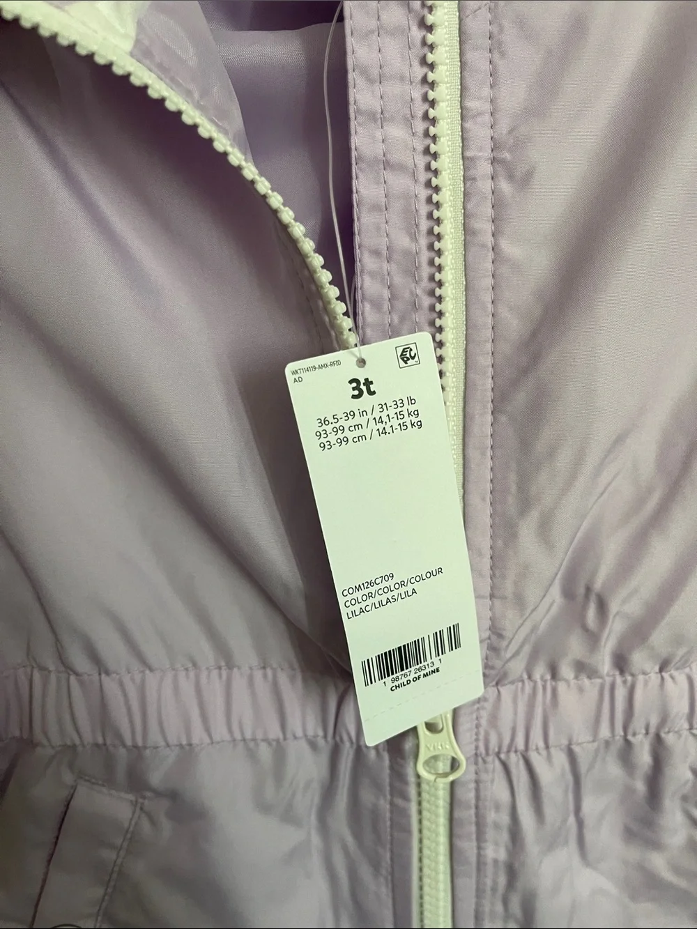 Carters lightweight lilac